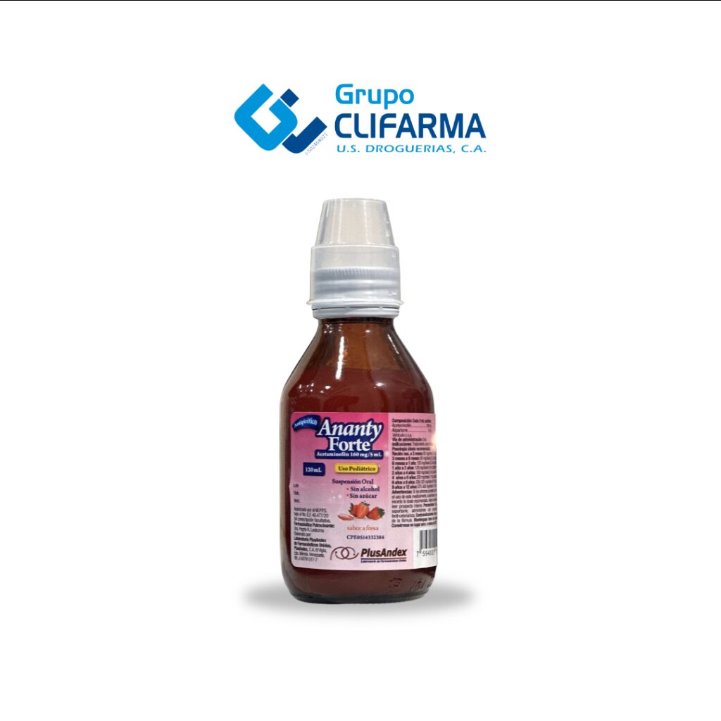 ACETAMINOFEN (ANANTY)120MG/5ML SUSP.PED.120ML ( E )PLUSANDEX