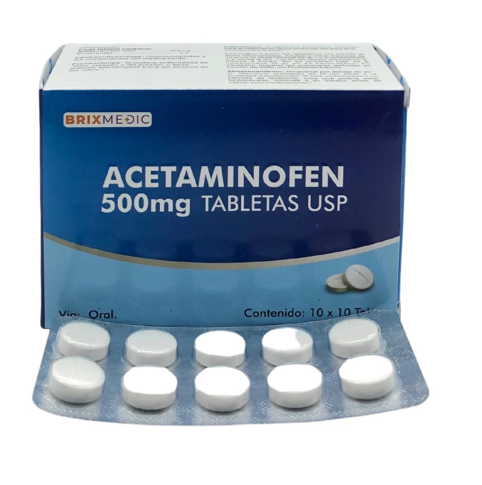 ACETAMINOFEN 500MG X 10 TABL. ( E ) BRIXMEDIC
