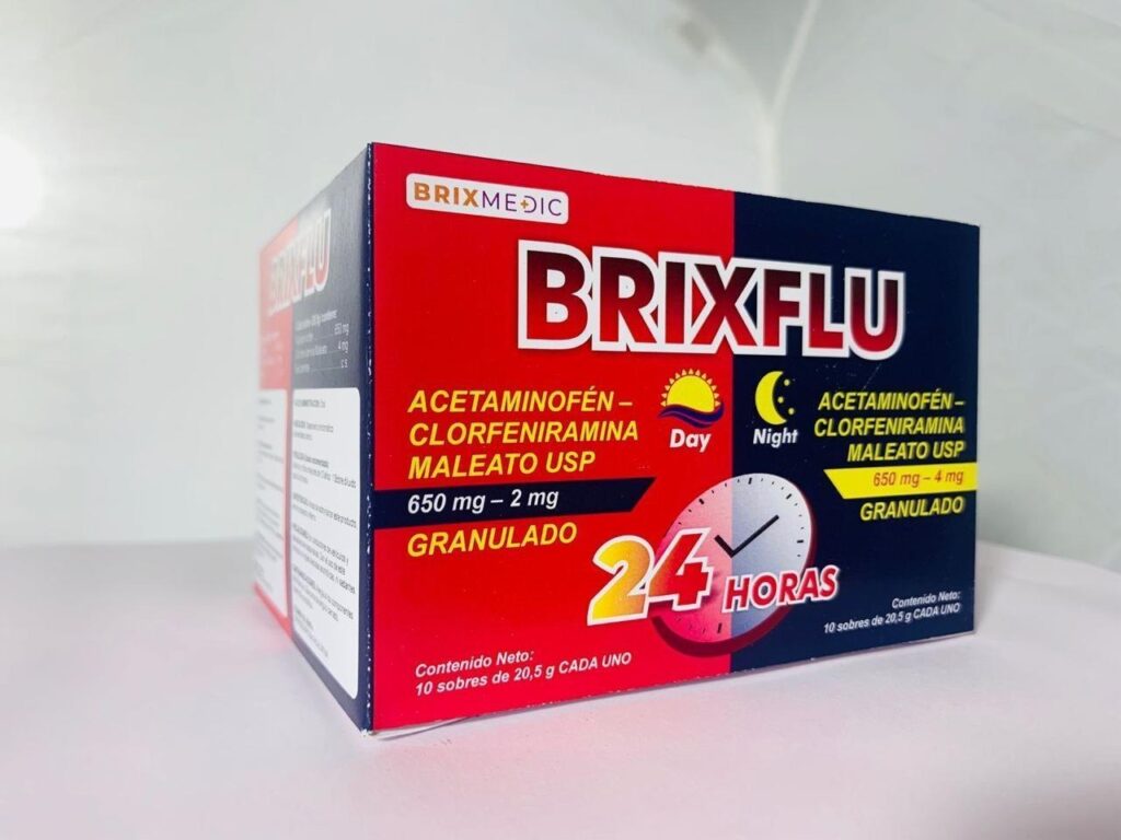 ACETAMINOFEN-CLORF.650MG/4MG SOBRE ( E )BRIXMEDIC