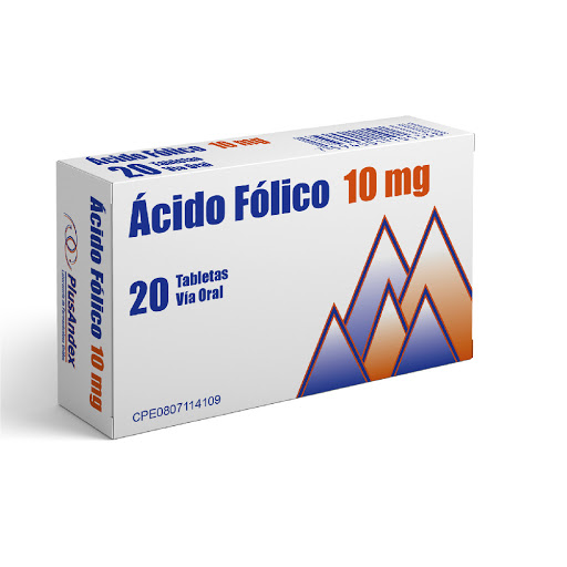 ACIDO FOLICO 10MG X 20 TABL. ORALES ( E )PLUSANDEX