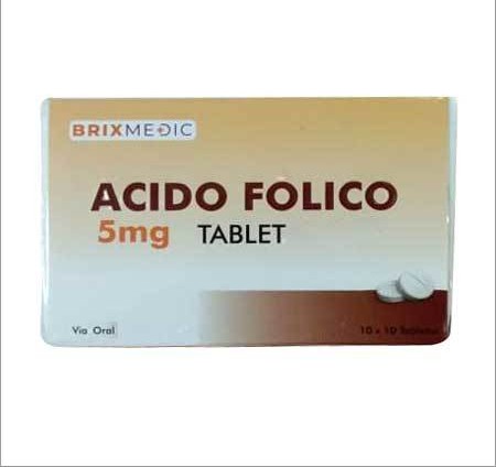 ACIDO FOLICO 5MG X 10 TABL. ( E ) BRIXMEDIC