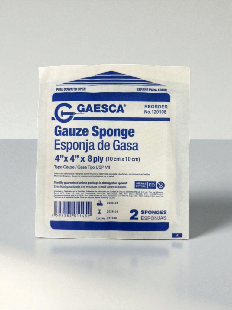 GASA 4X4 ESTERIL SOBRE X 2 BIALY
